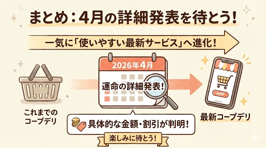 コープデリ改定2026年4月の詳細発表を待とう