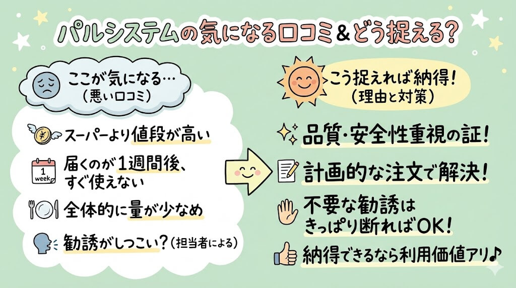 パルシステムの悪い口コミ