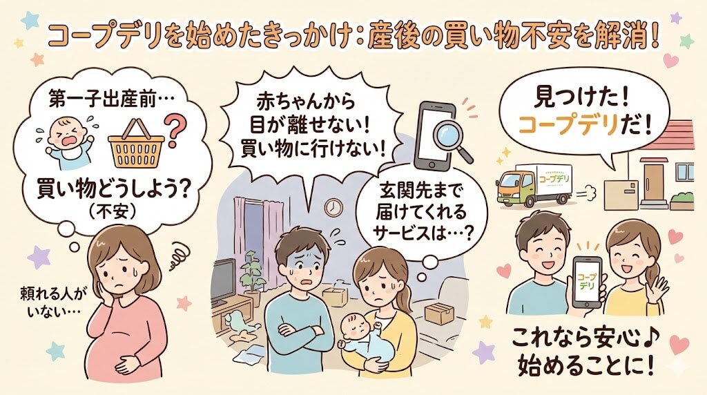 コープデリ体験記：コープデリを始めたきっかけ