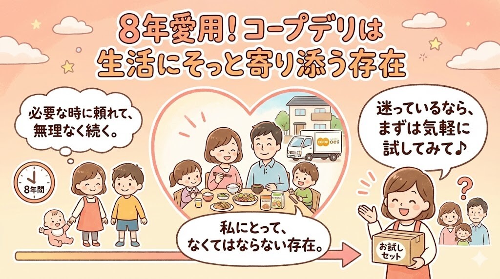 コープデリ体験記：コープデリは子育て家庭の味方