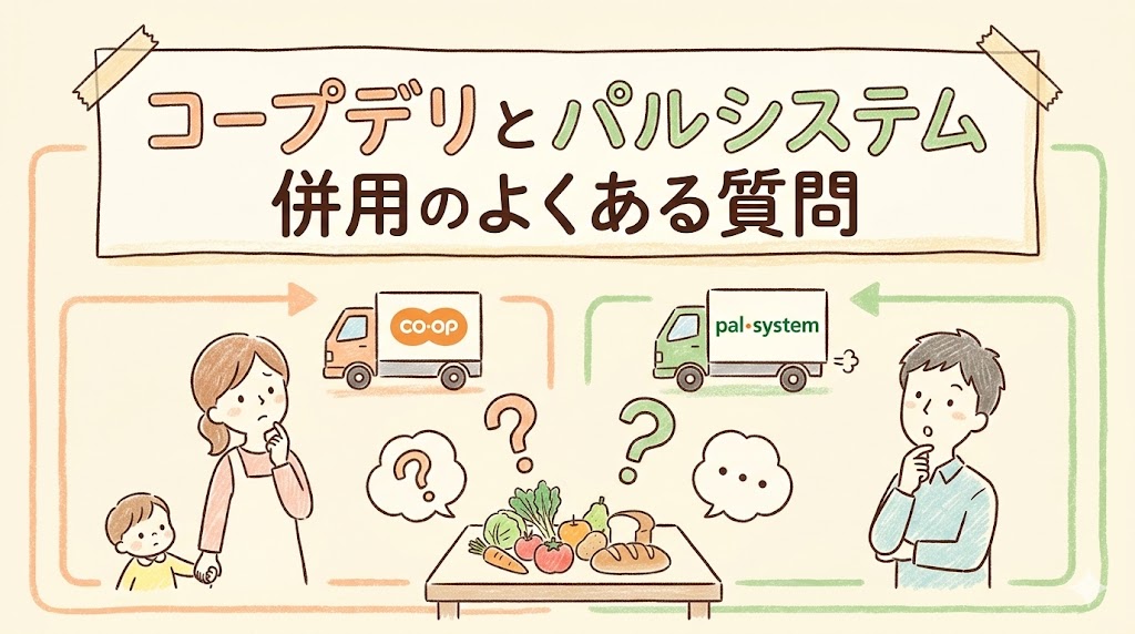 コープデリとパルシステムの併用に関するよくある質問