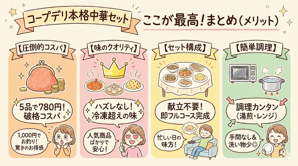 本格中華セットの良かった点