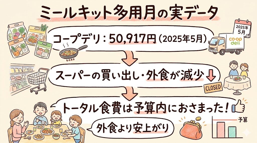 コープデリ ミールキット 月額 実データ