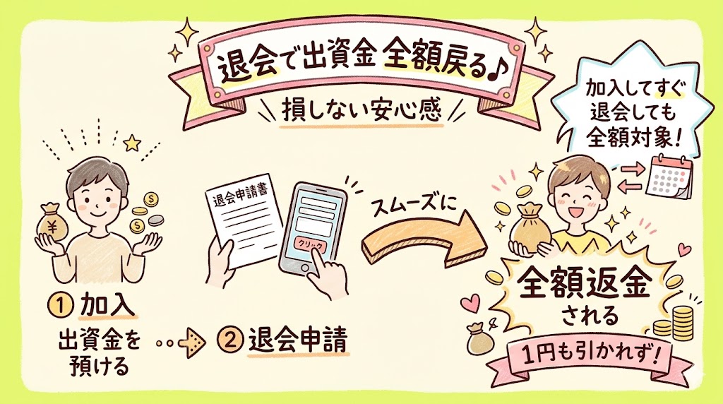 コープデリ 出資金 返金ルール