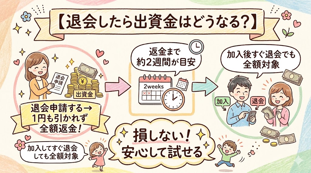 コープデリ 出資金 退会・返金まとめ