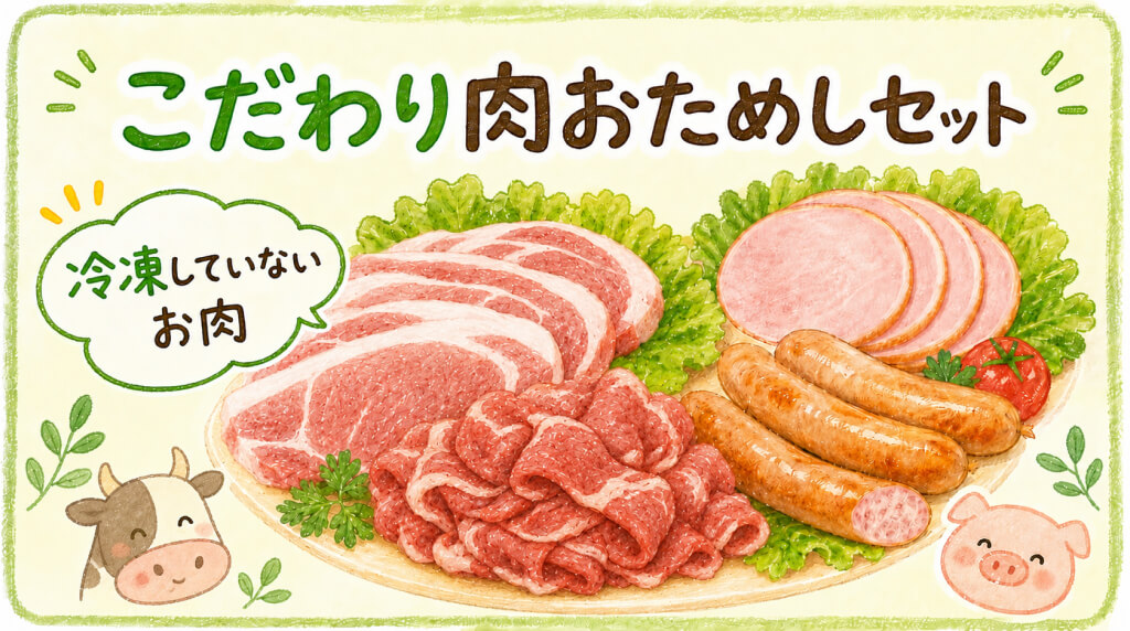 パルシステムこだわり肉おためしセットを紹介するブログ用画像