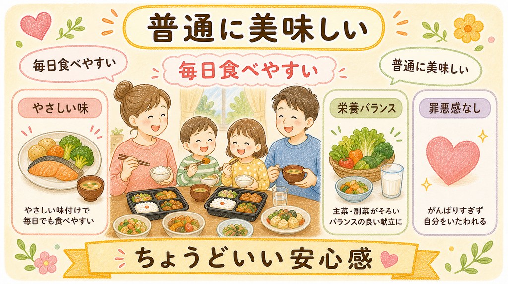 デイリーコープの味は普通に美味しいと感じた理由の図解